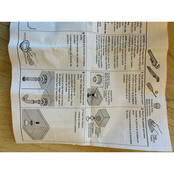 Kohler K-8801-CP Duostrainer Sink Strainer w/Drain, Tailpiece in Polished Chrome - Picture 16 of 16